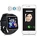 GZDL Bluetooth Smart Watch DZ09 Smartwatch Watch Phone Support SIM TF Card with Camera for Android IOS iPhone Samsung LG Phones Black
