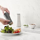 Joseph Joseph Milltop Non-Spill Salt and Pepper Mill Set Ceramic Grinding White view 5