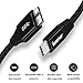 iSeekerKit Short USB 3.0 Type-C to Micro-B Data Cable 1ft Compatible Chromebook Pixel to Connect Toshiba Canvio, WD Elements, Seagate Expansion External Hard Drive