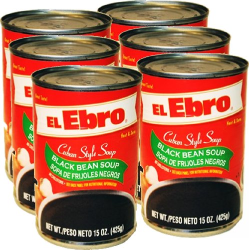 Black Bean Soup Cuban Style 15 oz can. 6 Pack