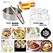 Premium Instant Pot 8 quart accessories - Steamer Basket, Springform Pan, Egg Rack, Silicone Egg Bites Mold, Trivet, Tong, Silicone Gloves and free recipe ebook for Electric Pressure Cookers