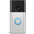 Ring Battery Doorbell — Head-to-Toe Video, Live View with Two-Way Talk, and Motion Detection & Alerts (2024 release), Satin N