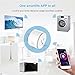 OMOTON [2 Pack] LED Wifi Smart Plug compatible with Amazon Alexa, Google Home, IFTTT, Wireless Socket Outlet Remotely Controls your Devices from anywhere, No Hub Required(Android/IOS)