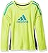 adidas Little Boys' Performance Logo Long Sleeve Tee Shirt, Solar Yellow, 6