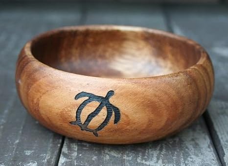 Amazon ハワイアン雑貨 木製食器 ホヌ柄 モンキーポット スモールボウル ハワイ雑貨 お土産 食器 グラス カトラリー オンライン通販