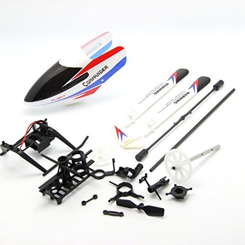 WLtoys Rc Helicopter Accessories Bag Spare Parts for WLtoys V911-2 V911-Pro (White) - Thumbnail 6