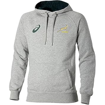 felpa asics grigia con cappuccio