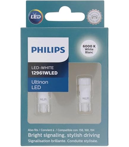 Amazon.com: Philips Automotive Lighting 168WLED Ultinon LED (White