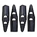 Game Room Guys 4 Black PinCab Pinball Machine Leg Protectors
