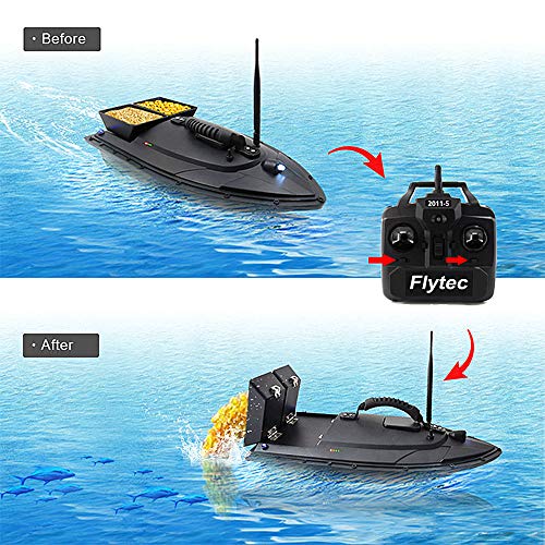 Goolsky Flytec 2011-5 RC Boat Fish Finder 1.5kg Loading Remote Control Fishing Bait Boat KIT Version DIY Boat