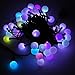 LED Color-Changing Linkable 16 Feet Christmas Light String with 50 RGB Globes, X070RGB