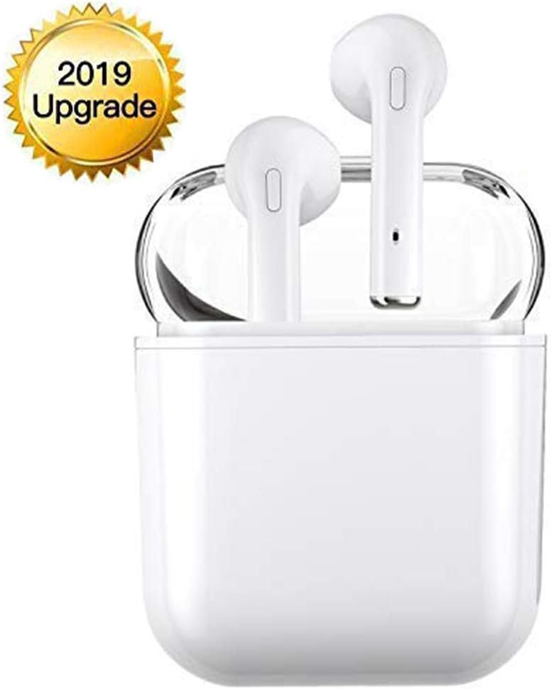 Wireless Earbuds Bluetooth Earbuds Bluetooth Headphones【24Hrs Charging Case】 3D Stereo IPX5 Waterproof with Fast Charging for Earphone Samsung Apple Airpods Wireless Earbuds