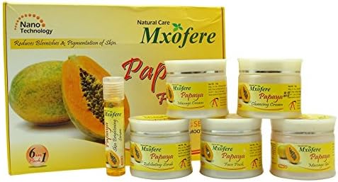 Mxofere Blemishes & Pigmentation Of Skin Papaya Facial Kit 280 Grams/ 9.8 Oz