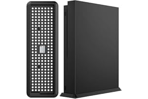 KlsyChry Vertical Stand for Xbox One X, Cooling Stand, Base para Xbox One X Console Holder -Black