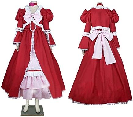 Amazon 黒執事 エリザベス ミッドフォード 赤い礼服ドレス コスプレ衣装 Cos 高品質 新品 Cosplay アニメ コスチューム コスプレ 仮装 通販