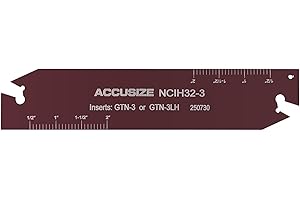 Accusize Industrial Tools Ncih32-3 Positive Stop Adjustable Blade for Self-Lock Cutoff GTN-3, Max Work Dia 4'', 2402-0014