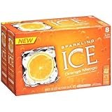 Sparkling Ice Orange Mango Sparkling Water, 8 fl oz, 8 pack