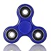 SMAZ TOYS Anti-Anxiety Fidget Spinner Toy Helps Focusings EDC Focus Toy for Kids & Adults - Best Stress Reducer Relieves ADHD Anxiety and Boredom Navy Dark Blue
