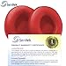 Senitek Solo2 / 3 Replacement Ear Cushion Set (Pair) Designed for Beats Solo2 / Solo3 Wireless Headphone - Red