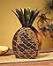 Deco Breeze Decorative Table Fan, Desk Fan, Two Speed Electric Tabletop Fan, Figurine Fan, 7 inch, Pineapple, Copper