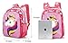 THE Crafts Reversible Sequin School Backpack Lightweight Little Kid Book Bag with Lunch Bag Set for Preschool Kindergarten Elementary(15