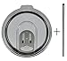 30 Ounce Yeti Replacement Lid with Spill Resistant Sliding Cover + FREE Stainless Steel Straw | Compatible with RTIC, ICONIQ, YETI and SIC 30oz Tumblers (30oz, Smoke)