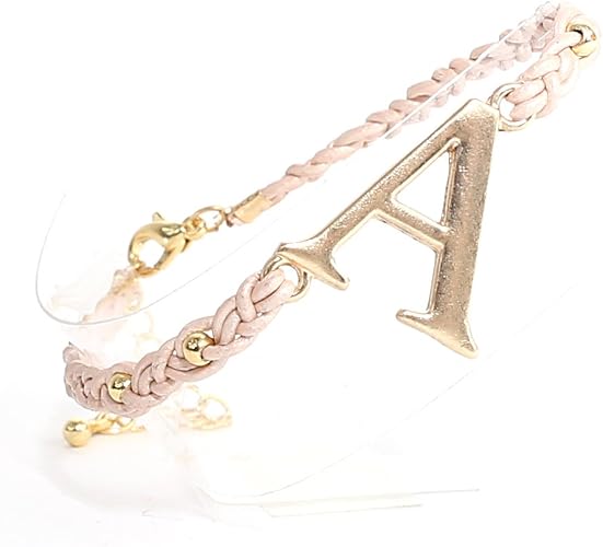 Amazon イニシャル ブレスレット レディース ゴールド ブレス ペア Shellpink ブレスレット A ブレスレット 通販
