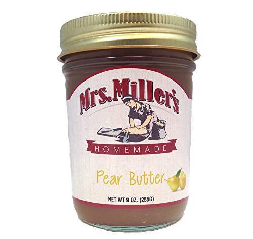 Favorite FRUIT BUTTERS Gift Assortment Box - 3 Jar Sampler, Variety Pack of Apple, Pumpkin and Pear Butter (9 oz full-sized jars) by Mrs. Miller's in a Gold Scroll Gift Box by Jarosa Gifts - Thumbnail 5