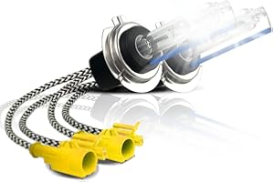 PG TECH LIGHTING PROGEAR TECH PERFORMANCE 55W Heavy Duty HID Xenon Replacement Bulbs for Aftermarket HID kit (Pack of 2 Bulbs) (H7, 8000K Iceberg)