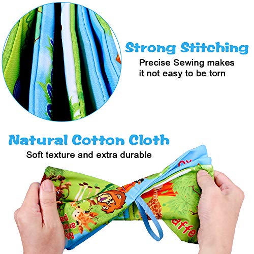 image for TNELTUEB My First Soft Book (Set of 8) Nontoxic Fabric Baby Cloth Soft
