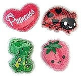 4 Pack of Reusable Cold Pack for Kids Assorted styles & Colors By Tzipco