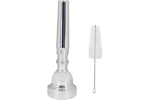 Danchet Silver Plated 5C Trumpet Mouthpiece-Trumpet Accessories.…