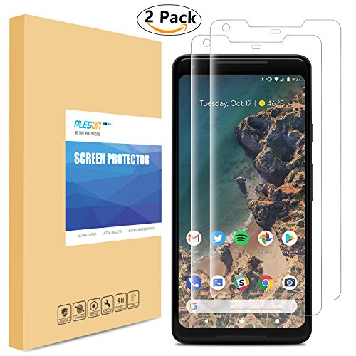 Buy Google Pixel 2 XL Screen Protector, PLESON [2Pack][Case Friendly