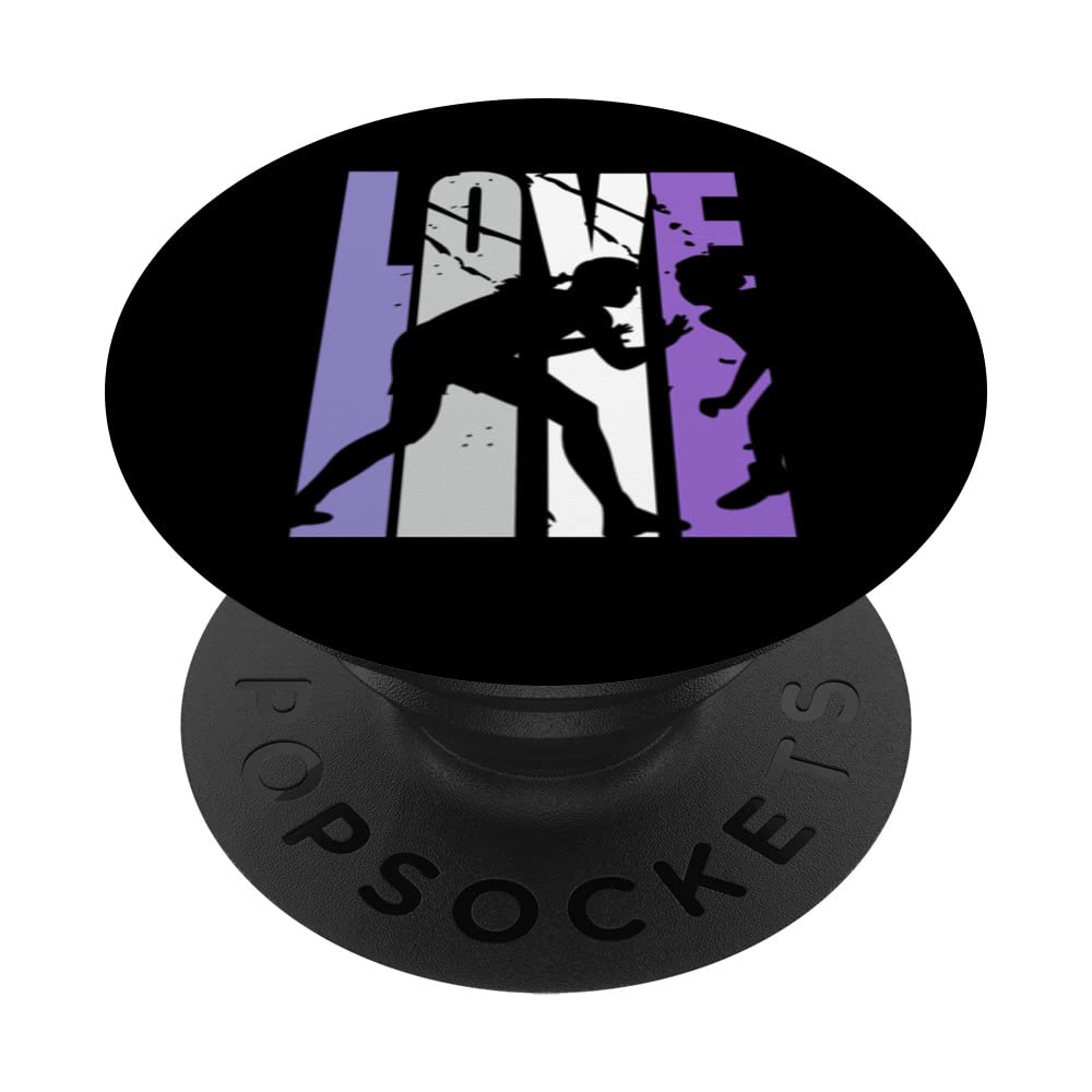 Vintage Wrestling Live Love Wrestling Coach Womens Colors PopSockets Swappable PopGrip