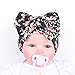 Sunward(TM) Newborn Baby Flower Bowknot Hospital Hat (1515cm/, Black)