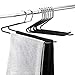 Pant Hangers 10 Packs, Royalhanger Metal Open Ended Hangers Skirt Hanger Strong Durable Space Saving Jeans Trouser Hangers with Non Slip Rubber Coating