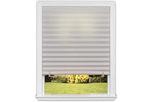 Redi Shade No Tools Original Light Filtering Pleated Paper Shade Natural, 36 in x 72 in, (Pack of 6)