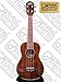 Oscar Schmidt OU5 Concert Ukulele, Koa Top,wTMS Polishing Cloth