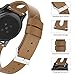 Leather Bands Compatible Samsung Galaxy Watch 42mm and Galaxy Active 40mm Band, Women 20mm Replacement Leather Strap for Samsung Galaxy Watch 42mm/Galaxy Watch Active 40mm