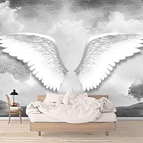Wall Murals for Bedroom Beautiful Pictures Collection Panda Wings Removable Wallpaper Peel and Stick Wall Stickers - 66x96 inches