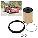 Fuel Filter Kit for 2002-2008 Mini Cooper Fuel Filter with O-Rings In-Tank 16146757196