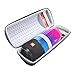 MASiKEN Carrying Case for JBL Pulse 3 Wireless Bluetooth IPX7 Waterproof Speaker, Premium Hard Case Mesh Pocket for The Cable and Charger (Grey)