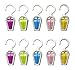 Set of 10 Fashion Color Collection Swivel Laundry Hooks Pins Hold Hanging Portable Clever Clips