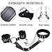 Neck to Wrist Restraints kit Fantasy SM Nipple Clamps Metal Chain Sexy Slave Frisky Beginner Behind Back Handcuffs Collar Adjustable Bondage Set Couple SM Sex Game Tool