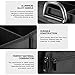 MIU COLOR Foldable Car Trunk Organizer Washable Large Size Waterproof Automotive Storage Box with Cover Suitable for SUV, Black