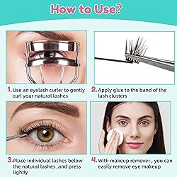 Lash Extension Kit 144Pcs,DIY Individual Lashes