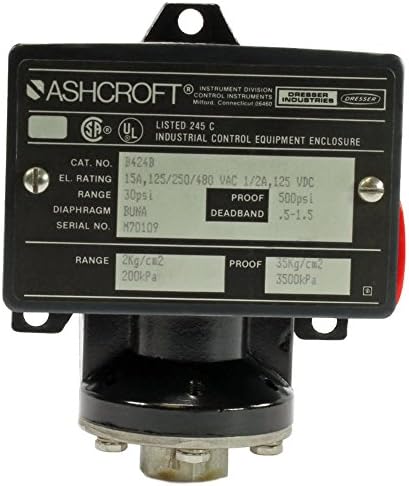 Ashcroft B424B Pressure Switch - B424B-XFM