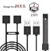 JDiction JUUL USB Charger Magnetic Charger USB Cable Fast Charging 2 Packs (2.6 Ft Long Each)