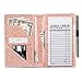 Menesia Glitter Server Book Organizer for Waitress,Waiter Serving Book,Waitstaff Server Order Pads,Guest Checks Books Holder for Restaurant Fit Server Apron(Rose Golden)