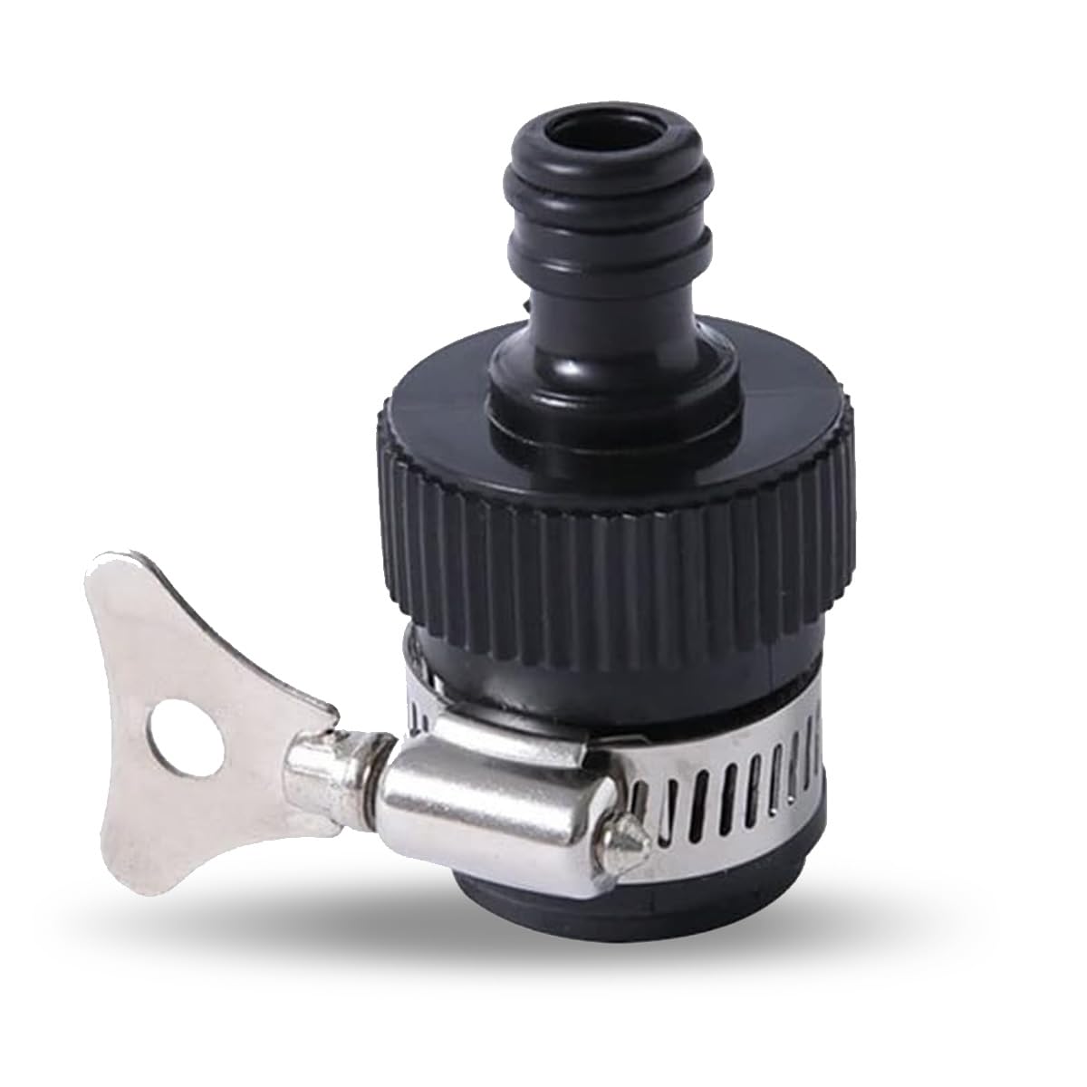 Rubber Faucet Universal Connector Suitable for Faucets with an Outside Diameter of 14 24MM, with Stainless Steel Clamps, Faucet Adapter, Easy to Install for Home or Garden